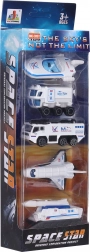 Metalna svemirska vozila - set 5 kom
