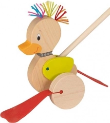 Drvena patka na štapu