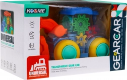 Interaktivni prozirni bager sa svjetlima, zvukovima i zupčanicima 3+