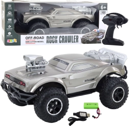 Large RC Off-Road Sports Car 1:8, Silver
