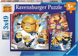 Ravensburger puzzle Ja, zločest 4 – set 3×49 dijelova