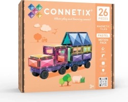 Connetix pastelni set s pokretnim dijelovima, 26 dijelova