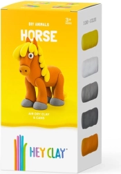 Modelirajuća masa HEY CLAY – životinje, set od 18 posudica