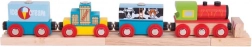 Bigjigs Rail vlak s robom i 3 tračnice