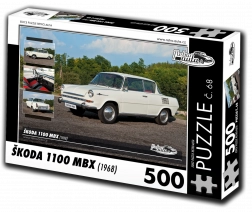 RETRO-AUTA Puzzle Škoda 1100 MBX 500 dijelova