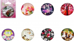 Stakleni 3D magnet Mix