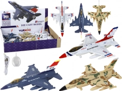 Plastični model lovačkog zrakoplova s efektima svjetla i zvuka