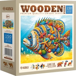 Drvene puzzle Modna riba 150 dijelova