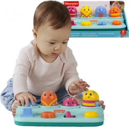 Fisher-Price aktivna iskačuća igračka za bebe – pritisni, pomiči i okreći
