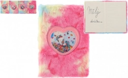 plišasta dugina bilježnica s jednorogom, mix motiva