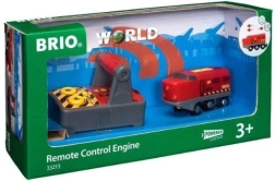 Brio Red Remote-Control Locomotive