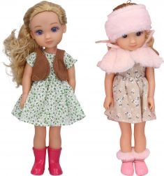 Lutka s krznenim efektima 35 cm