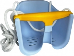 Dječja ljuljačka Baby s sigurnosnom prečkom – Plava