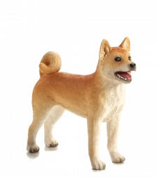 Plastična figurica psa Shiba Inu MOJO