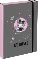 A4 Jumbo School Notebook Folder KUROMI grey