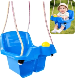 Children's bucket swing blue