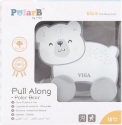 Drvena vučna igračka Polarni medvjed