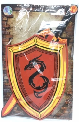 Pjenasti mač i štit s motivom zmaja