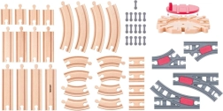 Set drvenih željezničkih pruga s okretištem – 50 dijelova