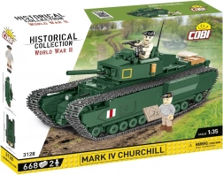 Konstrukcijski set tenka MARK IV CHURCHILL 1:35 (668 dijelova)