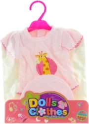 odjeća za lutku 36–46 cm – bodi s kapicom