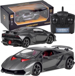 RC auto LAMBORGHINI 1:24 srebrno 2,4 GHz