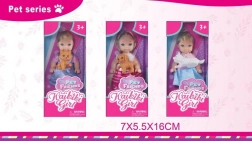 Lutka s ljubimcem 11,5 cm