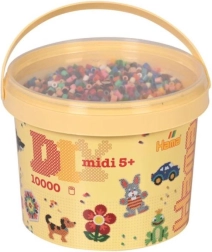 Pegle perlice HAMA MIDI u plastičnoj kanti 10 000 kom