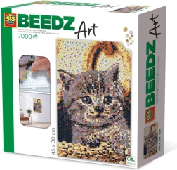 kreativni set beedz art – mačkica od peglanih perlica