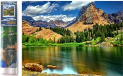 Dijamantno slikanje Divlja priroda 30x40 cm