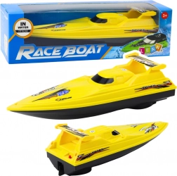 Žuti motorni čamac na baterije