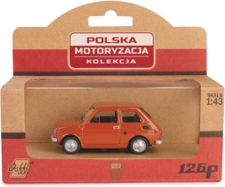 Model auta FIAT 126p PRL smeđi 1:43