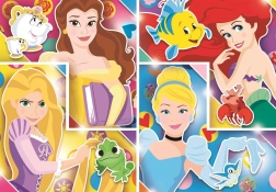 Puzzle Disney princeze s prijateljima 104 dijela