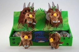 Plišana sova privjesak