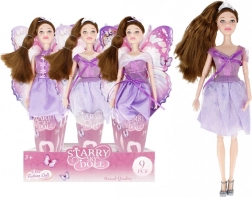 lutka u ljubičastoj haljini 29 cm