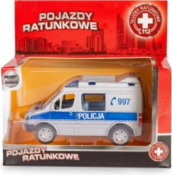 Policijski model MERCEDES-BENZ Sprinter 1:50 s pull-back pogonom Daffi