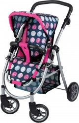 Woopie Royal kolica za lutke s 4 kotača i podesivim sjedalom