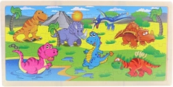 Drvene puzzle dinosauri 96 dijelova