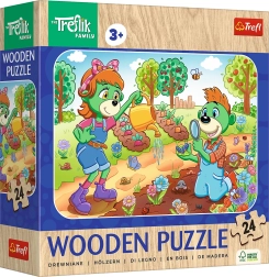 Drvene puzzle TREFLIĆI 24 dijelova
