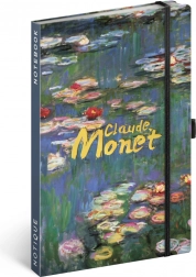 Rupčasti notes NOTIQUE Claude Monet 13 × 21 cm