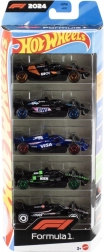 Hot Wheels Formula 1 – set od 5 metalnih autića 1:64