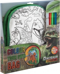 Ruksak za bojanje s motivom dinosaura