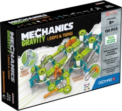 Geomag Mechanics Gravity Loops & Turns magnetski komplet za slaganje, 130 dijelova