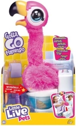 Interaktivni flamingo Little Live Pets – jede, pjeva i ide na WC