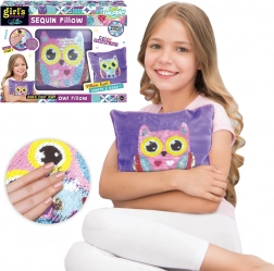 Kreativni set Jastuk za ukrašavanje Sova WOOPIE ART&FUN