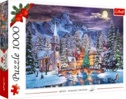Puzzle 1000 dijelova – Božićna atmosfera Trefl