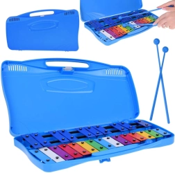 Chromatic kids’ xylophone bells in a case