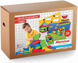 gigantske građevne kocke MARIOINEX – cigle, 33 dijelova