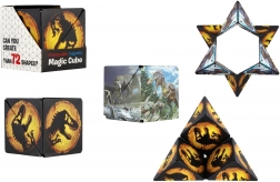 Magnetička slagalica kocka dinosaurus, plastika, 6 cm