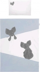 Dječji pamučni 3-dijelni set za krevetić Belisima Mouse